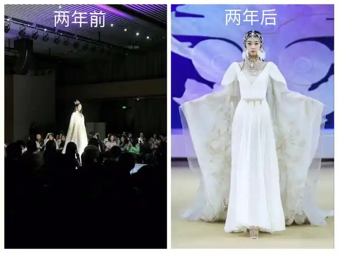 模特礼仪社团专场活动中穿着99上演出服装租赁来的盖娅传说系列的大