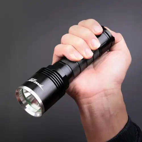 强光手电筒1000米俄罗斯 军用>充电远射防身特种兵战术手电同