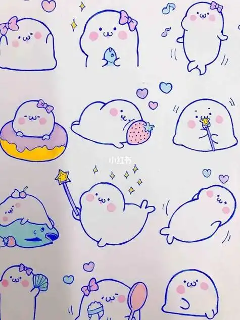 少女心简笔画吧