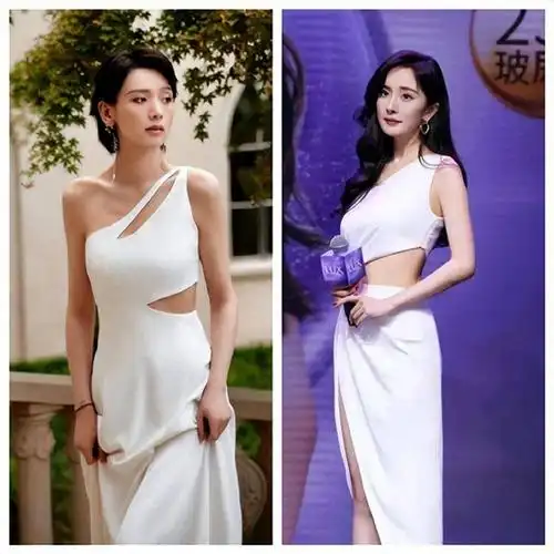 刘恺威老婆李晓峰现身又酷又飒,没想到杨幂一身黑白配就将之秒杀