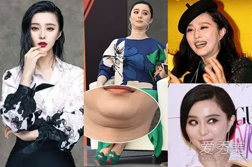 女神幻灭!高清镜头下女星大饼脸双下巴毕现