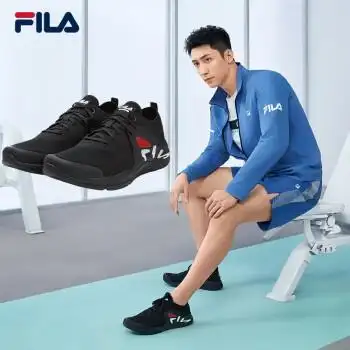 黄景瑜同款fila斐乐男子运动跑鞋经典minds系列网面透气运动鞋轻便