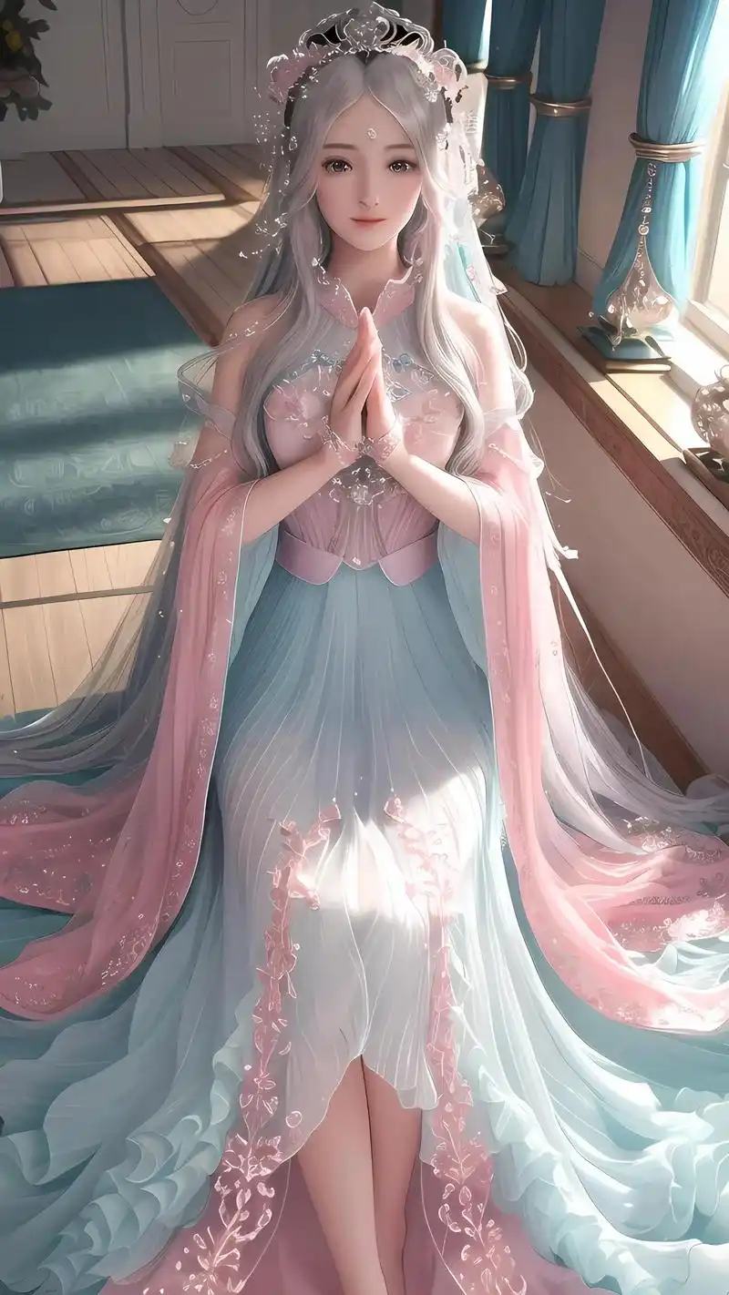 唯美古风壁纸 #图文伙伴计划 #动漫女神 #二次元少女 陪 - 抖音