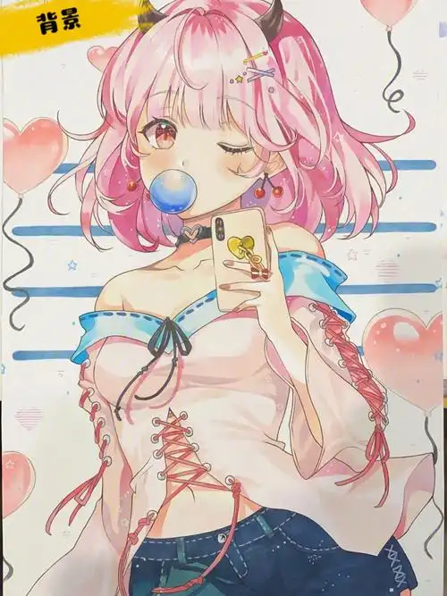 马克笔手绘背景过程