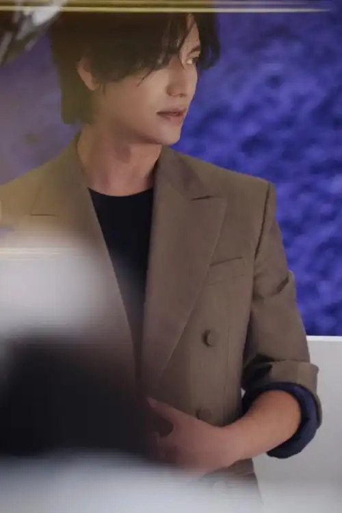 陈坤老钱风##陈坤咖色西装