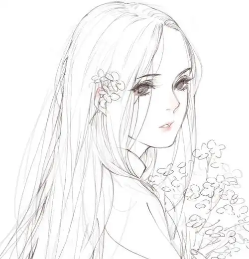 给跪的线稿(古风)