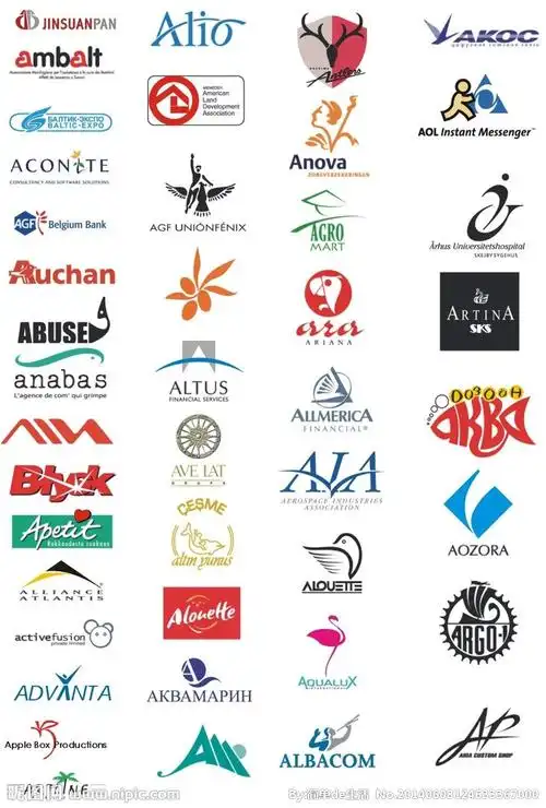 国外商标设计矢量图__企业logo标志_标志图标_矢量图库_昵图网nipic.