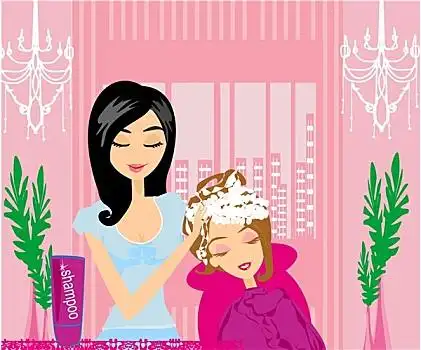 理发师,洗头,客户