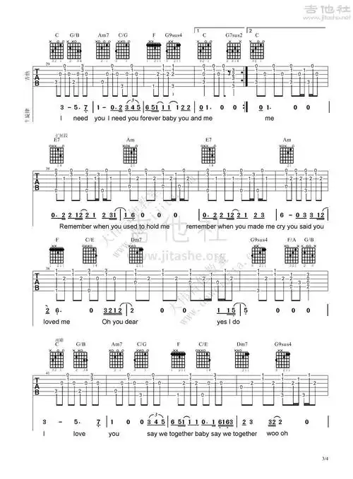 打印:i love you吉他谱_王若琳(joanna)_王若琳-i-lone-you_页面_3.