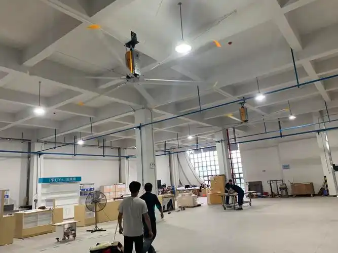 恒爽达hsd-6100车间工业节能风扇 厂房工业物流仓储降温大吊扇