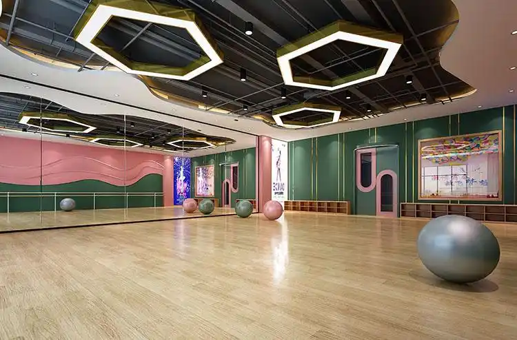 合肥舞蹈培训机构装修合理规划让教室宽敞明亮个性设计更具艺术感