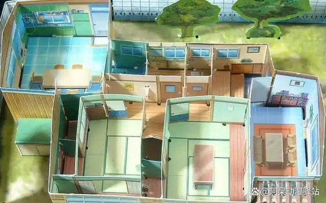 哆啦a梦小叮当居住的地方野比大雄家果然不简单