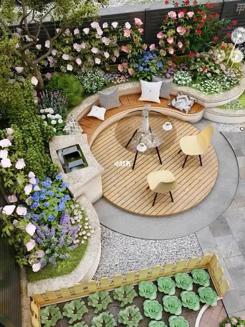 南昌100平田园风小花园自然温馨的生活