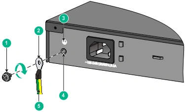 s5130s-ei交换机接地线问题