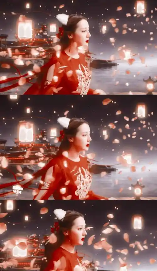 迪丽热巴的红衣古装造型,白凤九,烈如歌,狐妖小红娘,都好美啊_红色