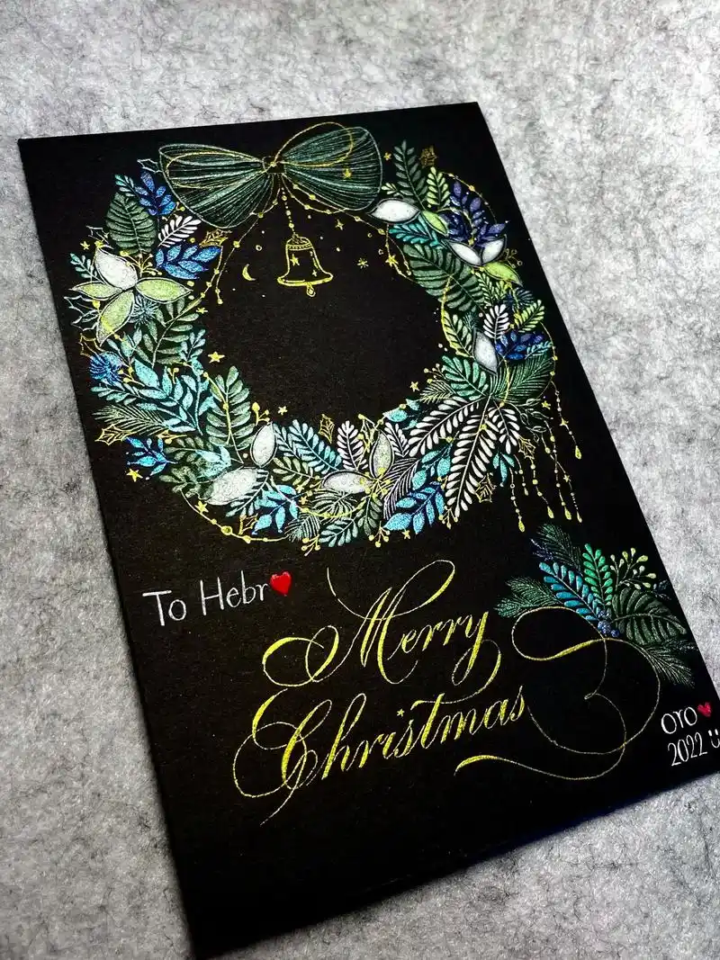 一些库存.#英文书法 #花体字 #手写英文 #手绘贺卡 #贺 - 抖音