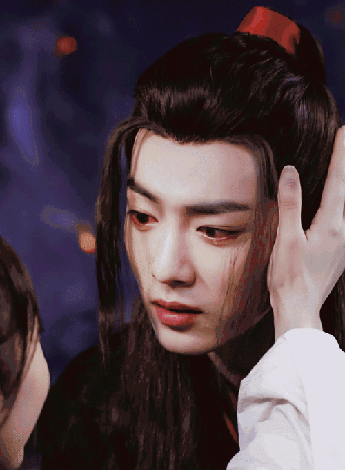 男明星落泪有多绝#提名《陈情令》,肖战有很多绝美落泪瞬间,师姐为羡