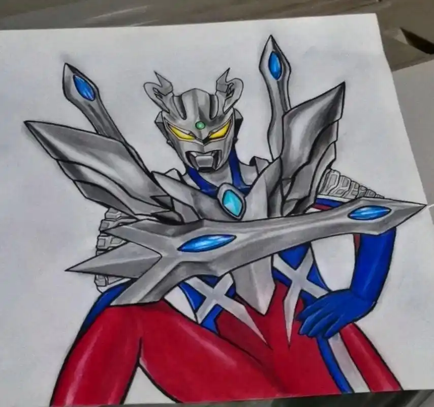 手绘赛罗奥特曼 ultraman zero