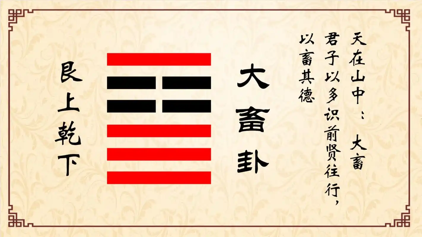 易经六十四卦大畜卦:做事业,明白这一点才能做大做强