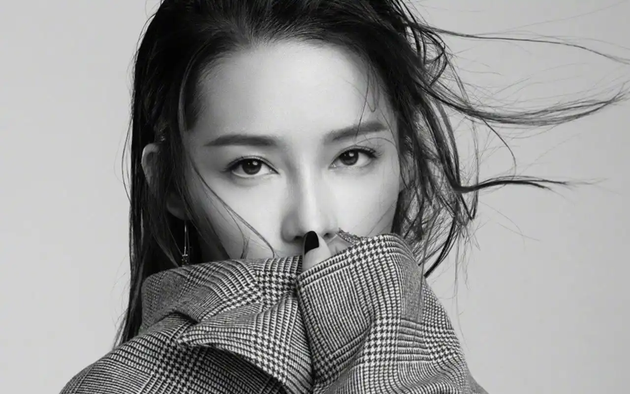 李沁水墨风性感高清桌面壁纸