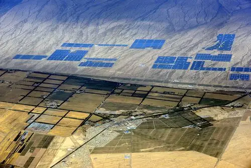 【亘古长安】俯瞰格尔木〔拍摄地点:青海省格尔木市