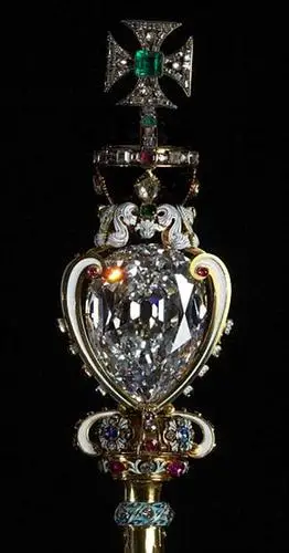 女王镶着巨钻的权杖