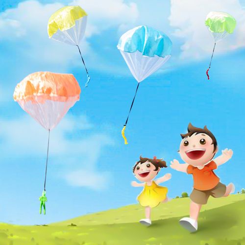 幼儿园户外运动儿童空投手抛降落伞小玩具亲子互动游戏男孩女孩