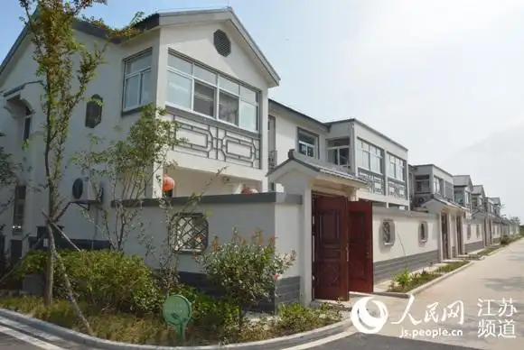 图为盐城市亭湖区黄尖镇花川村新型农村社区 胥艳摄