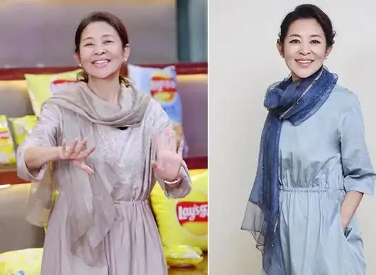 64岁倪萍告诉你女人老了人要胖衣要简头发盘起才漂亮