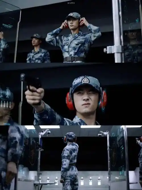 军姿挺拔的易烊千玺绝美生图走一波好正