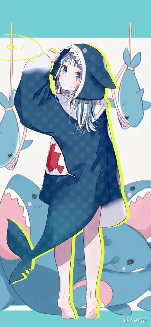 二次元美图第十三期鲨鱼女孩