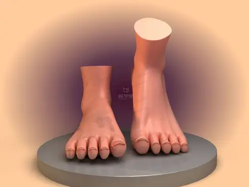 人体局部_脚_luowolong作品_人物孩子-女人物孩子-女_cg模型网