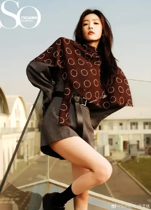 封面故事##sofigaro蔡文静封面##蔡文静春日生机限定大片