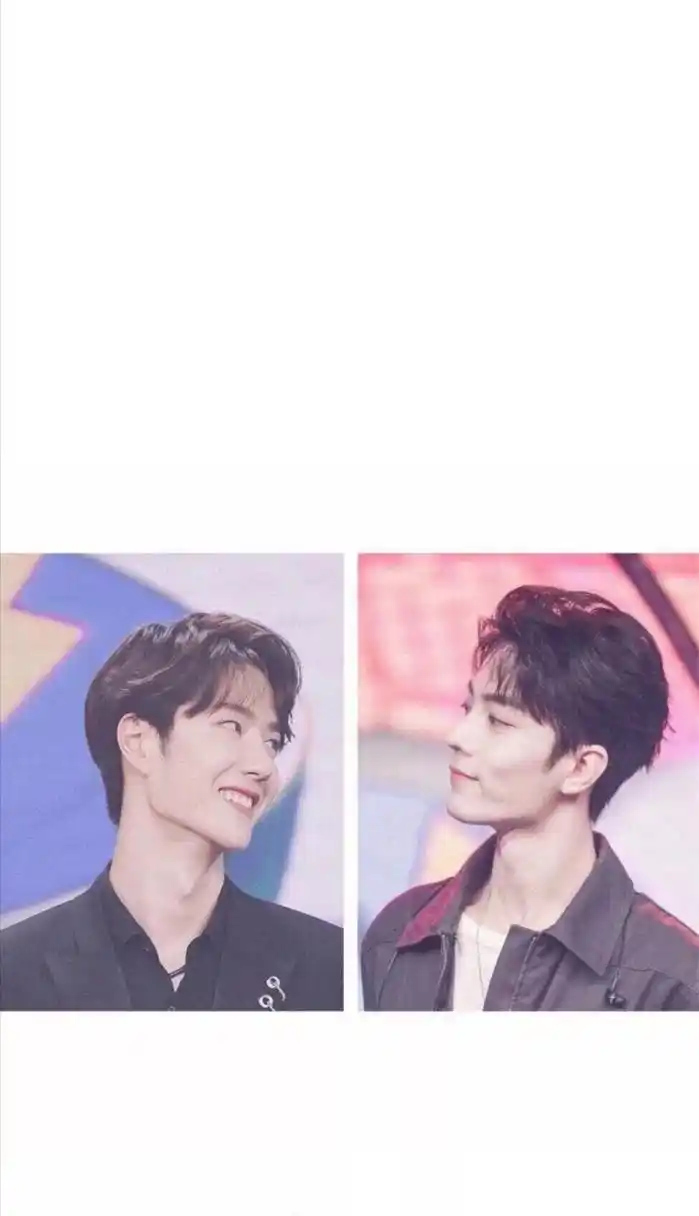 博君一肖壁纸 王一博肖战,冰湖畔的酷boy,寒风中也能散发魅力!