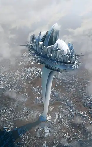 科幻感十足的场景作品