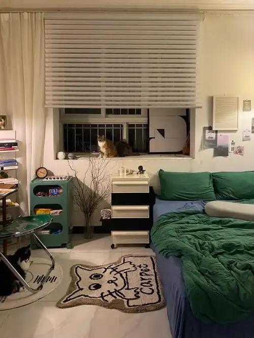 夜晚1100的无滤镜卧室