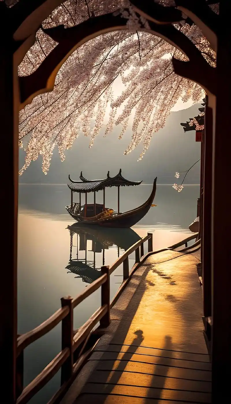 这么唯美温暖的江南清晨,你喜欢吗?我本不喜欢雨,你说你喜欢江 - 抖音