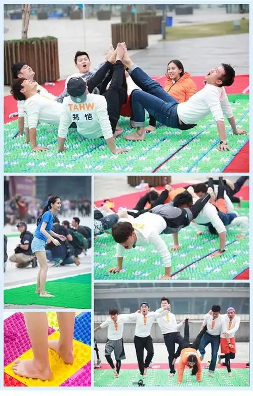 指压板升级加强版足底按摩垫跑男趾压板小冬笋小山峰压指板 超痛