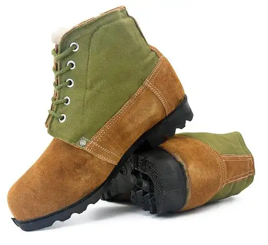 北方反翻毛皮鞋男秋冬季款羊毛棉靴东北老式大头棉鞋劳保鞋加厚款保暖