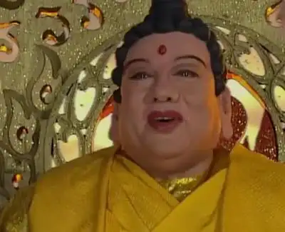 86版西游记如来佛近照时隔33年再扮如来风采未减精神头十足