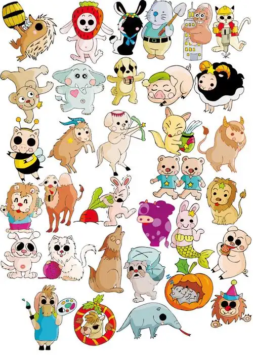 卡通动物3