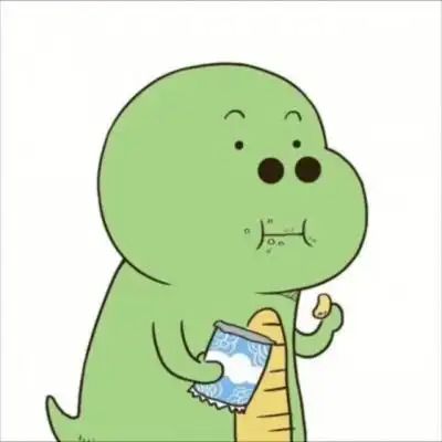小恐龙头像可爱 网红绿色小恐龙卡通头像 - 微信头像 - 潮人个性网