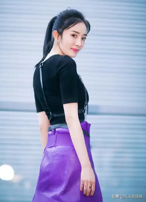 女明星高马尾合集:唐嫣baby知性热巴霸气,刘亦菲第一