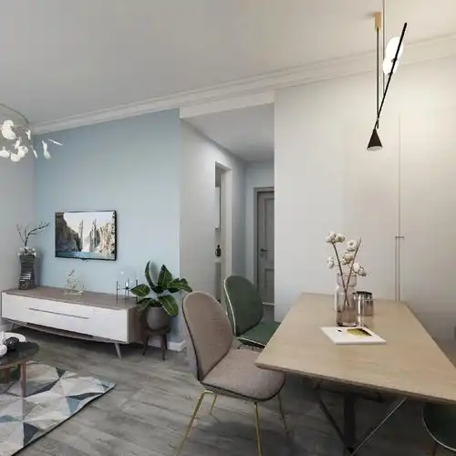 上海新凯家园70平米北欧风格房屋装修案例