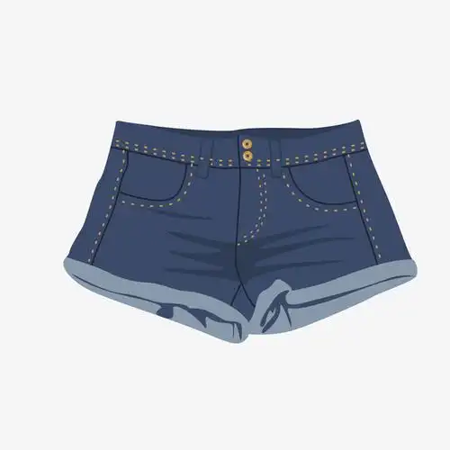 卡通牛仔裤设计图