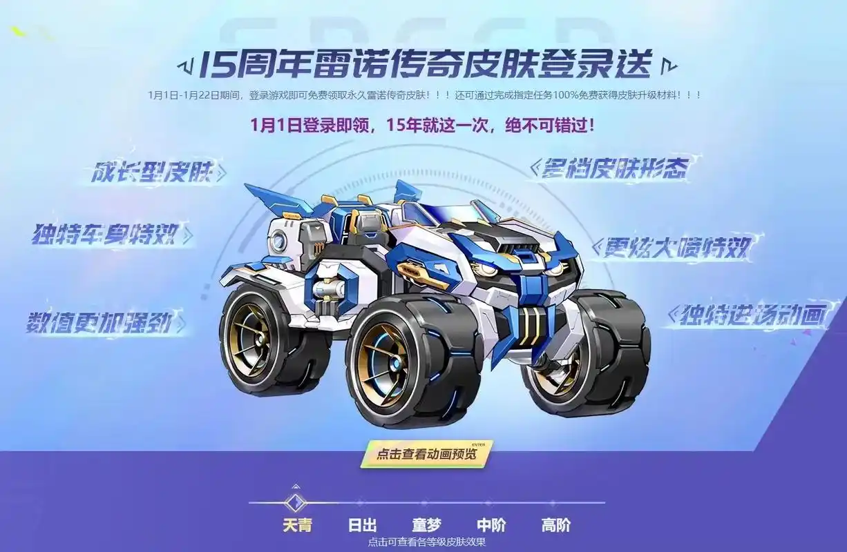 qq飞车15周年雷诺传奇皮肤.#qq飞车端游 #雷诺 传奇皮 - 抖音