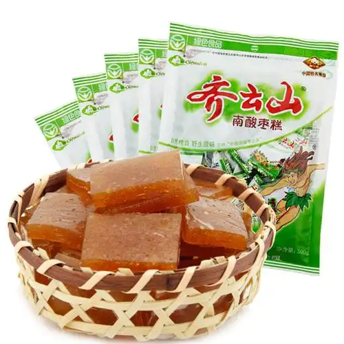 齐云山南酸枣糕江西特产休闲零食150g*5袋绿色食品拍下就有送