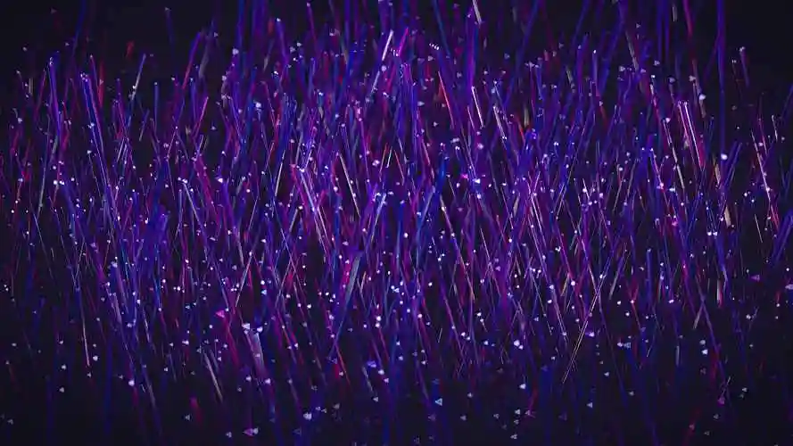 蓝紫色水晶壁纸