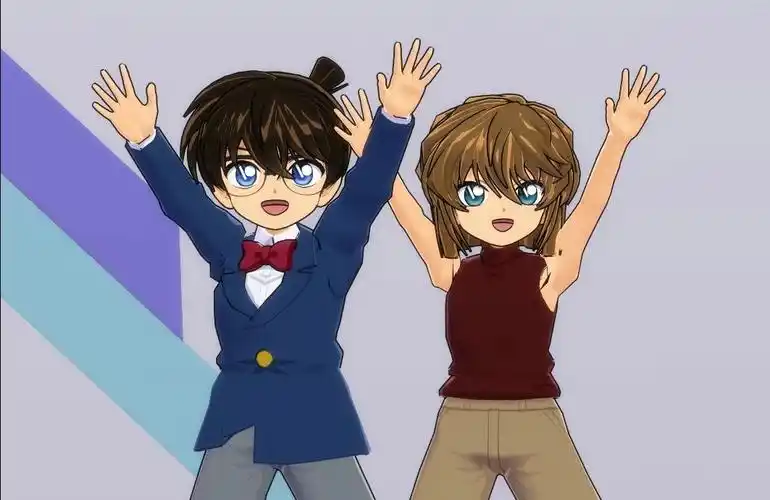 【名侦探柯南】柯南 灰原哀 萌萌舞