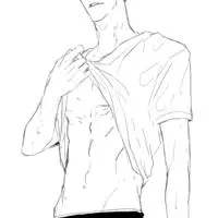 求男生动漫图 像这种脱上衣露腹肌的 谢谢了